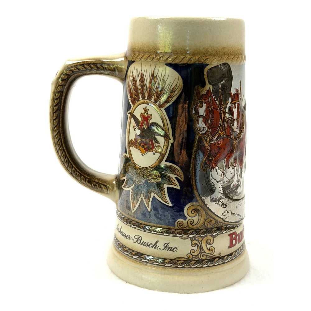 Budweiser Clydesdale Stables Beer Stein OS